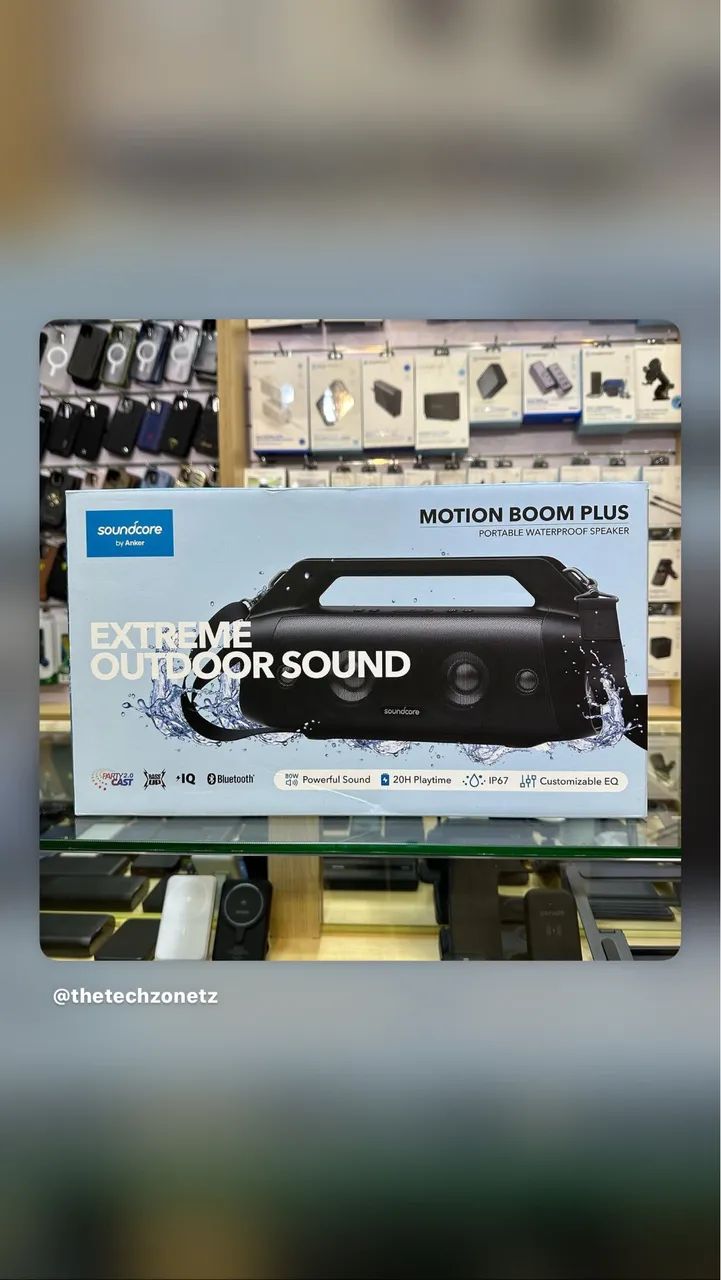 Soundcore Anker Motion Boom Plus Ip67 Speaker With 80wstereo - Foto 3