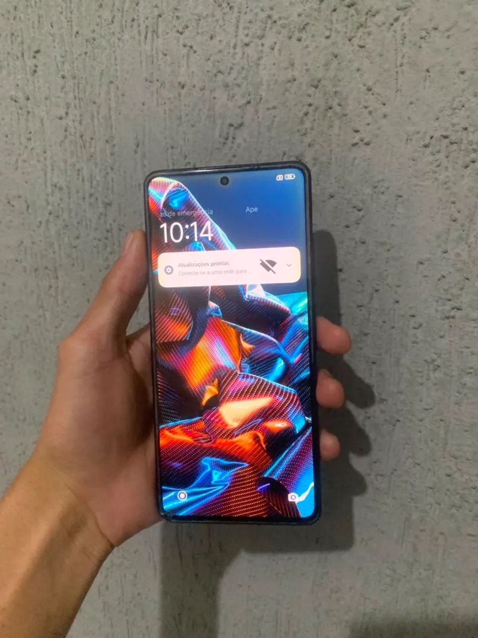 Poço x5 pro 5g 256gb trincado  - Foto 4