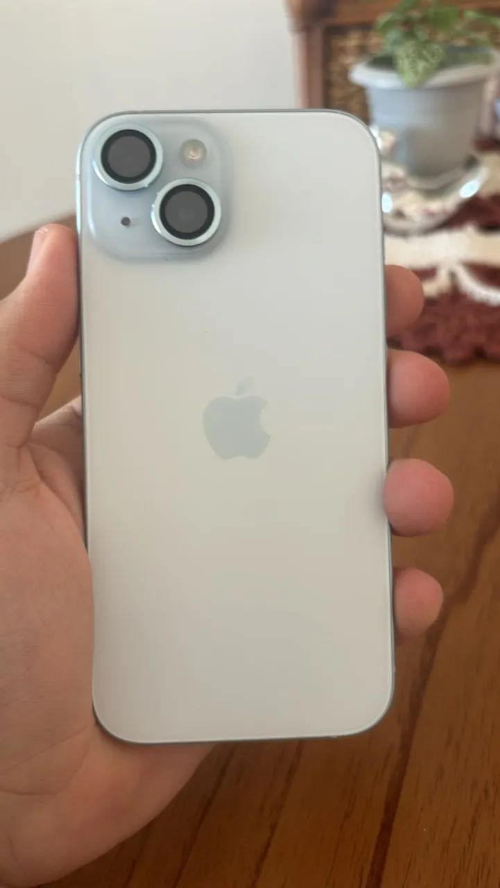iPhone 15 azul com caixa  - Foto 2