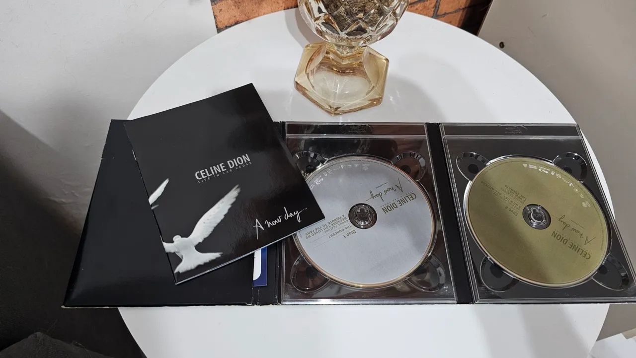 Celine Dion Miracle + A New Day Live In Las Vegas Blu-ray Coleção
