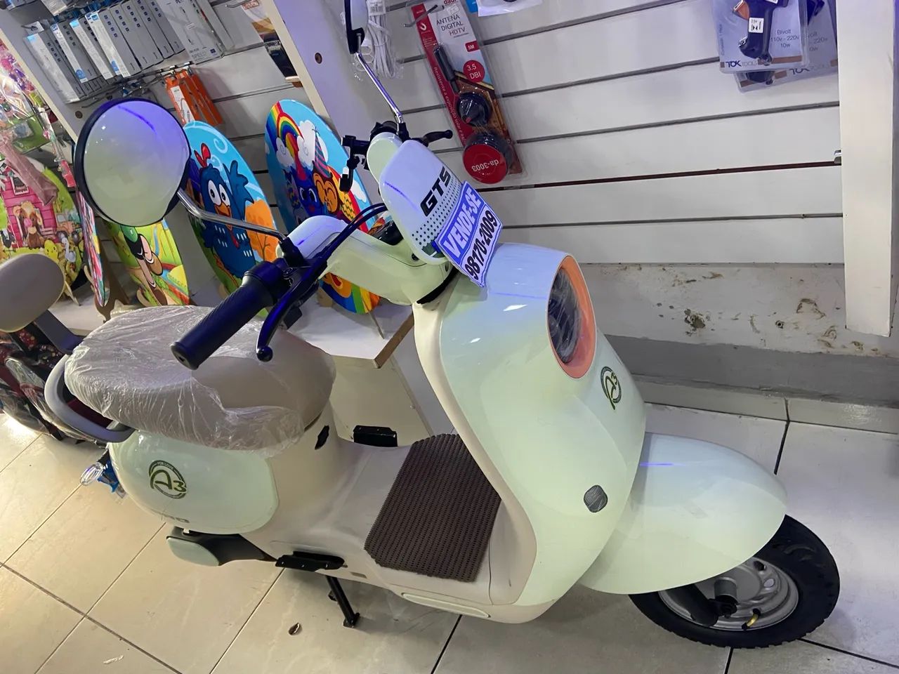 Moto elétrica scooter a3 gts pro 600w 