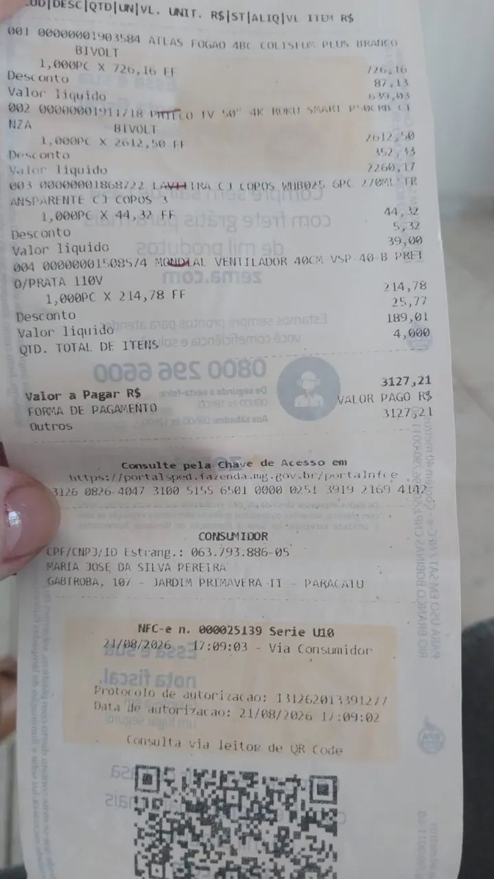 Vendo televisão na caixa nova 50 polegadas com nota fiscal e tudo - Foto 2