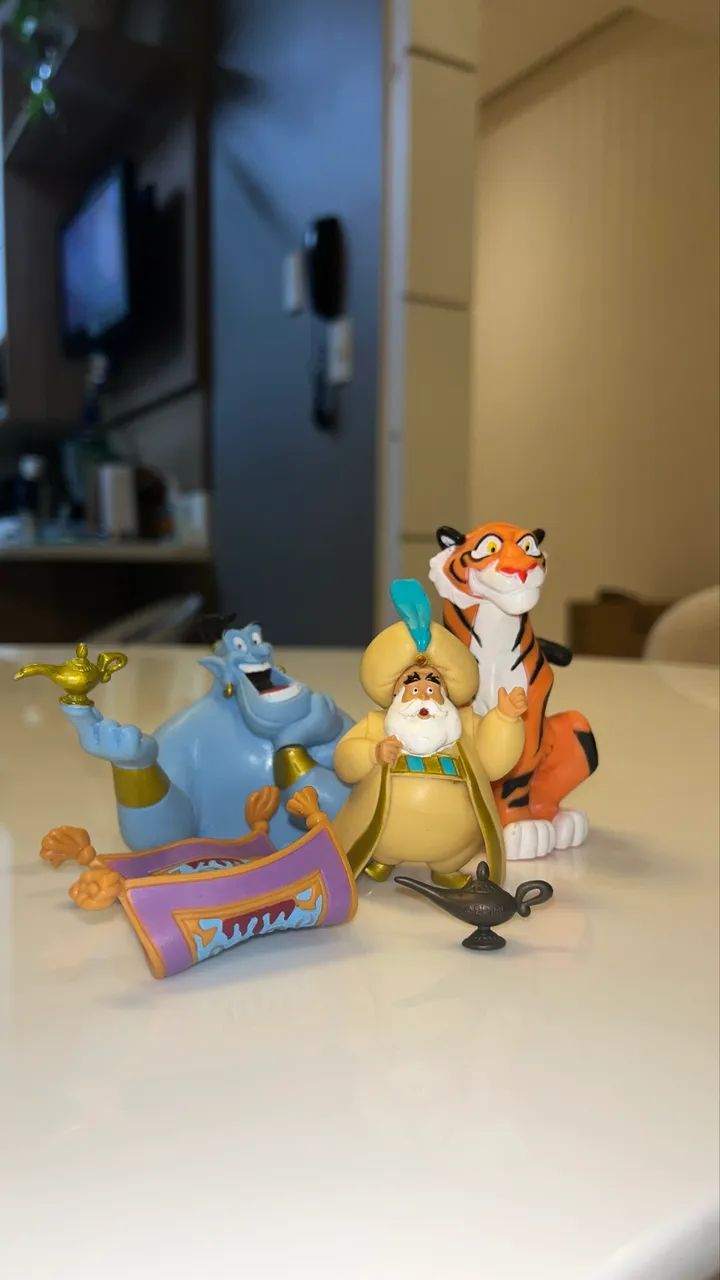Bonecos originais e raros da disney Aladin e Jasmim - Foto 4