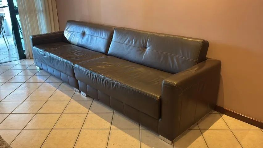 Sofá de Couro 3 metros Líder Design  - Foto 3
