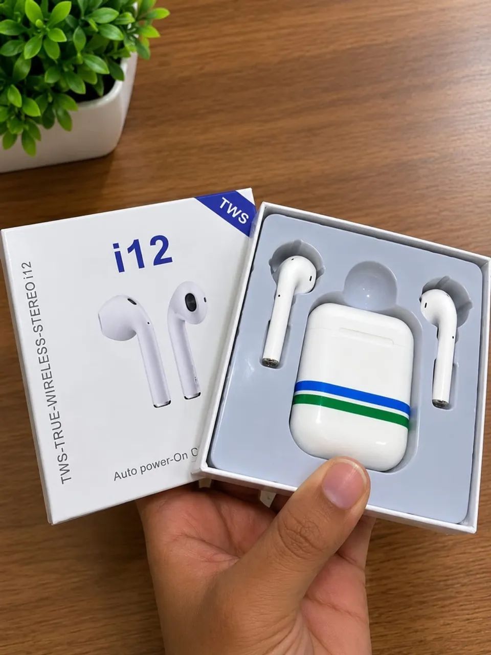 Fone de ouvido TWS ¡12 auto power 