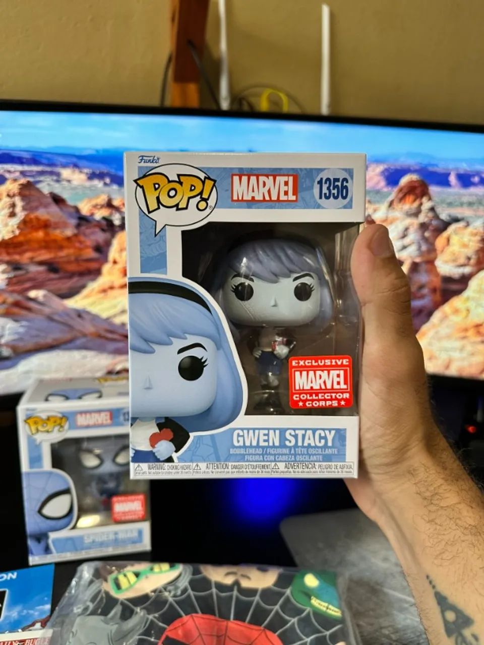 Funko Marvel Collector Corps Subscription Box: Spider-Man Blue - S - Foto 4