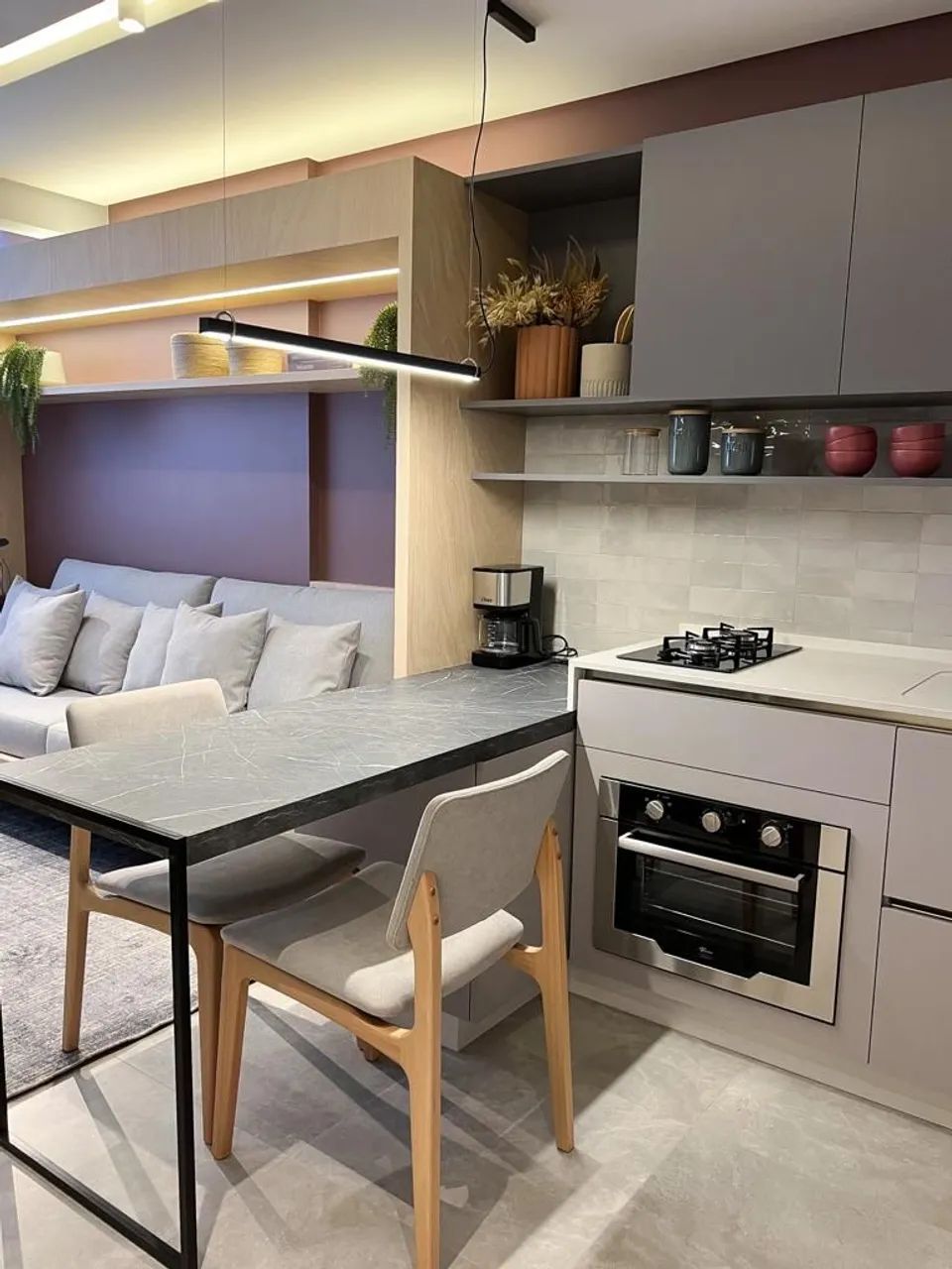 Apartamento Studio Hub mobiliado a venda no Centro - Criciúma - SC