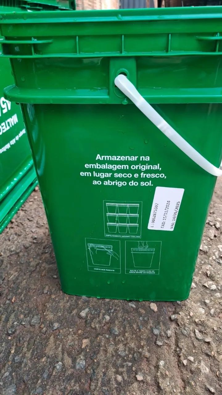 Balde 18 Litros com Tampa e Alça - Resistente e Versátil! - Foto 2