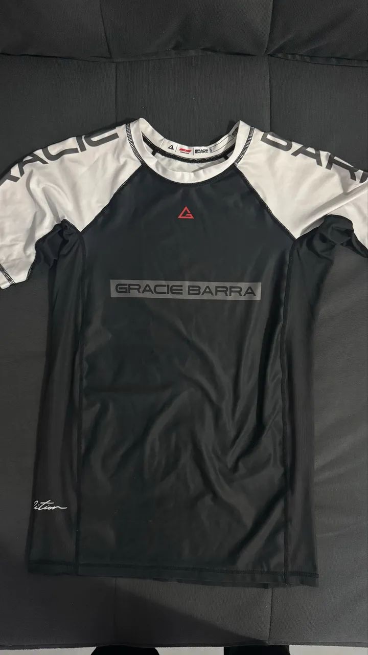 Rashguard branca gracie barra - Foto 2