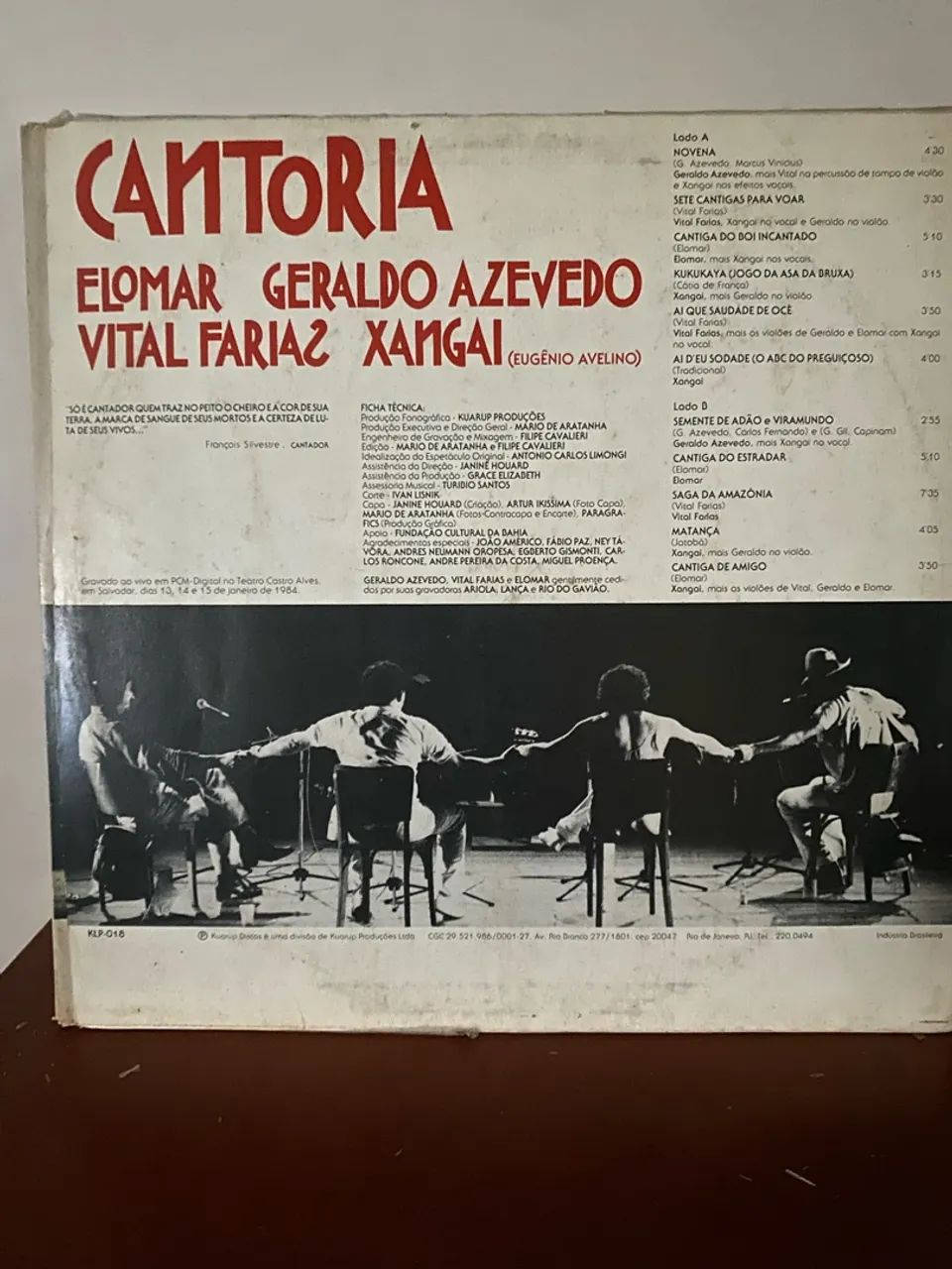 Vinil Cantoria Geraldo Azevedo - Foto 2