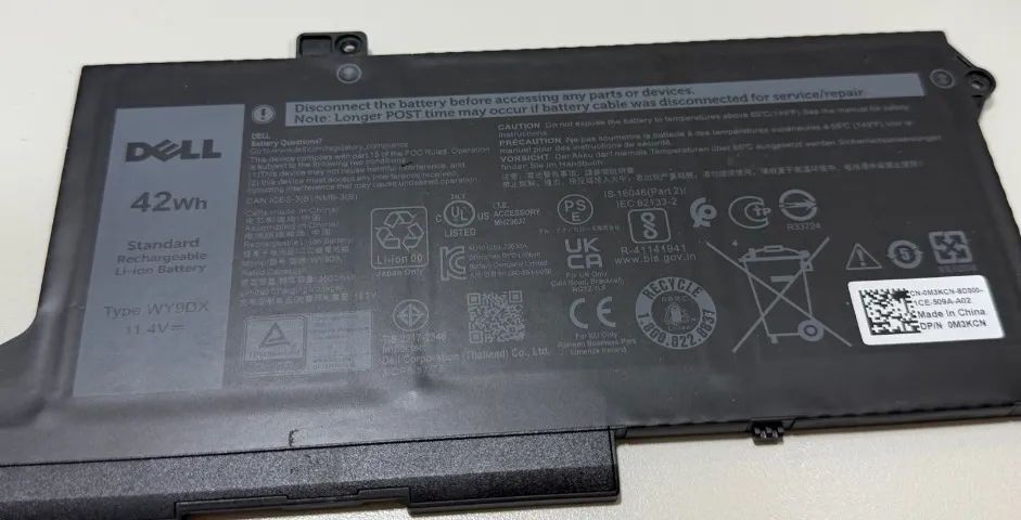 Bateria Dell para Notebook 42Wh - (Type: WY9DX) 