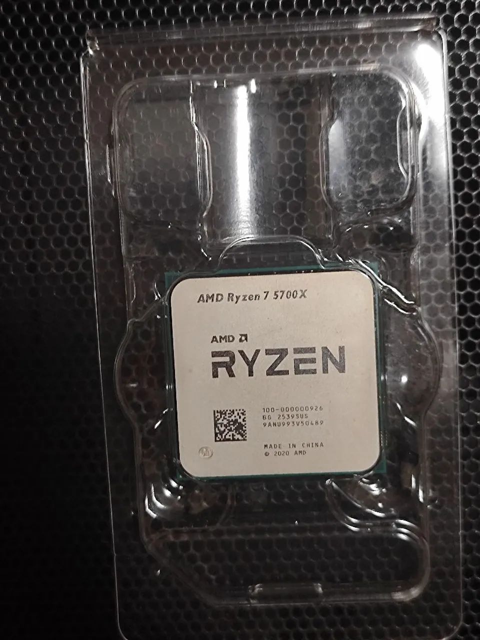 AMD Ryzen 7 5700X CPU 未開封 Ryzen 7 5700X Novo Zerado OEM - Nunca Usado - AM4 - Peças de