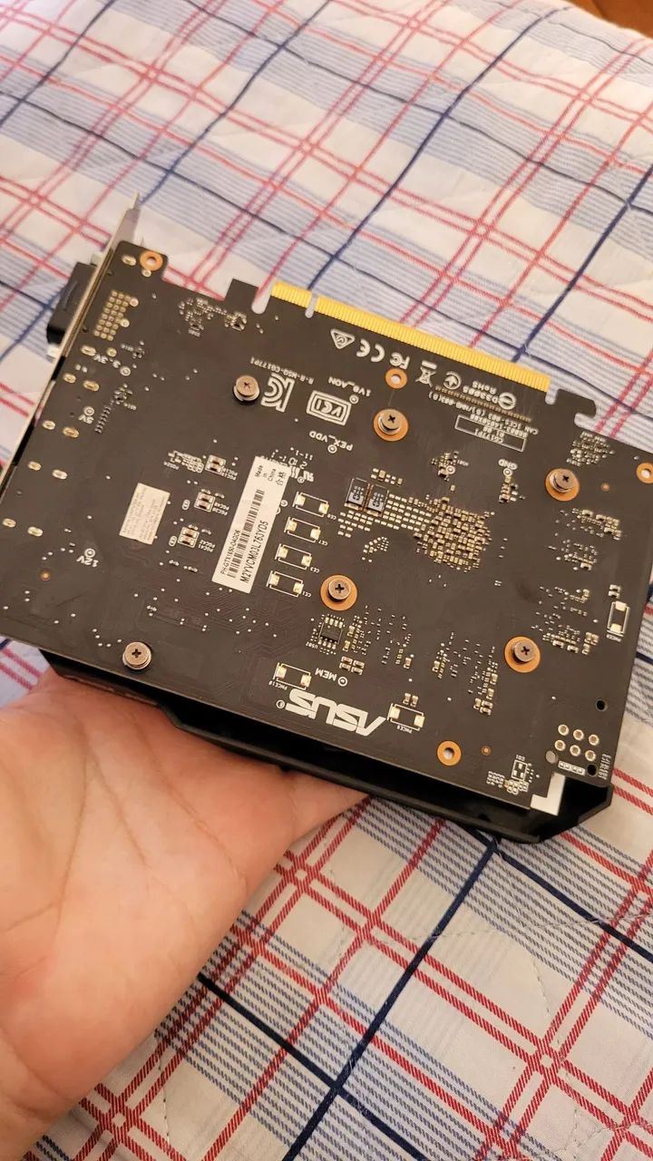 Placa de vídeo Geforce GTX 1650 4gb vram Asus Usada - Foto 5
