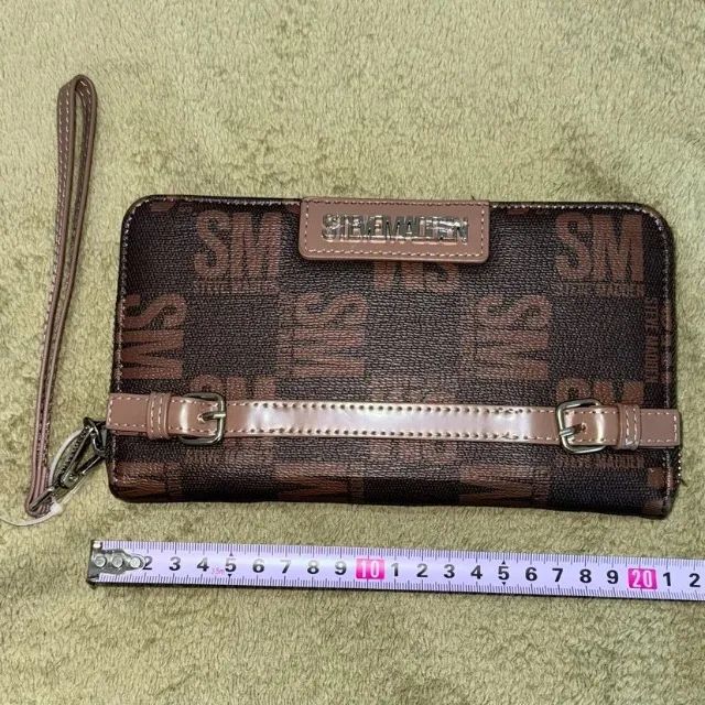 Carteira Clutch Steve Madden Marrom - Foto 5