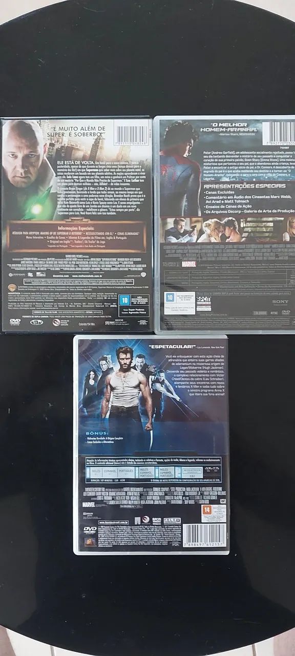 Coleção DVDs Especial Heróis - Originais e Conservados - Foto 2