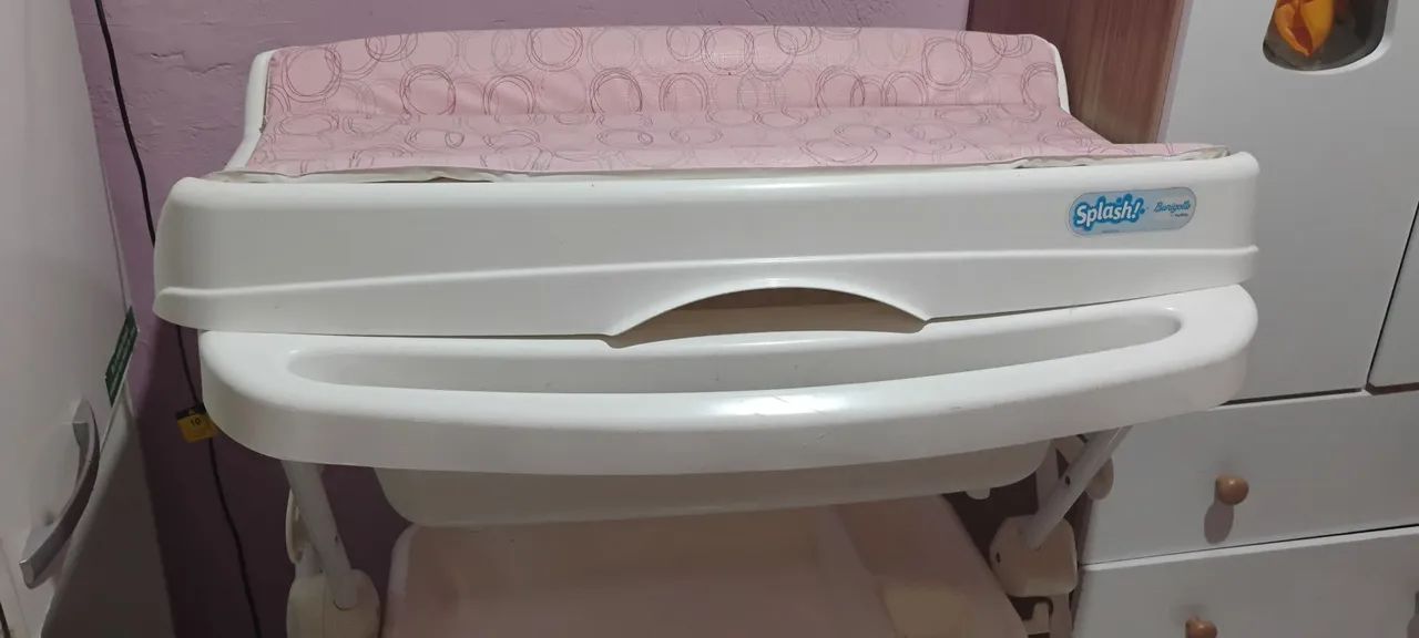 Banheira com trocador 