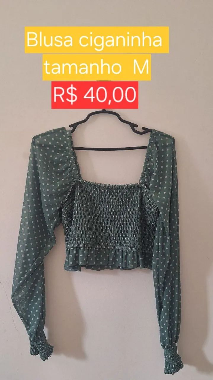 Blusa ciganinha 