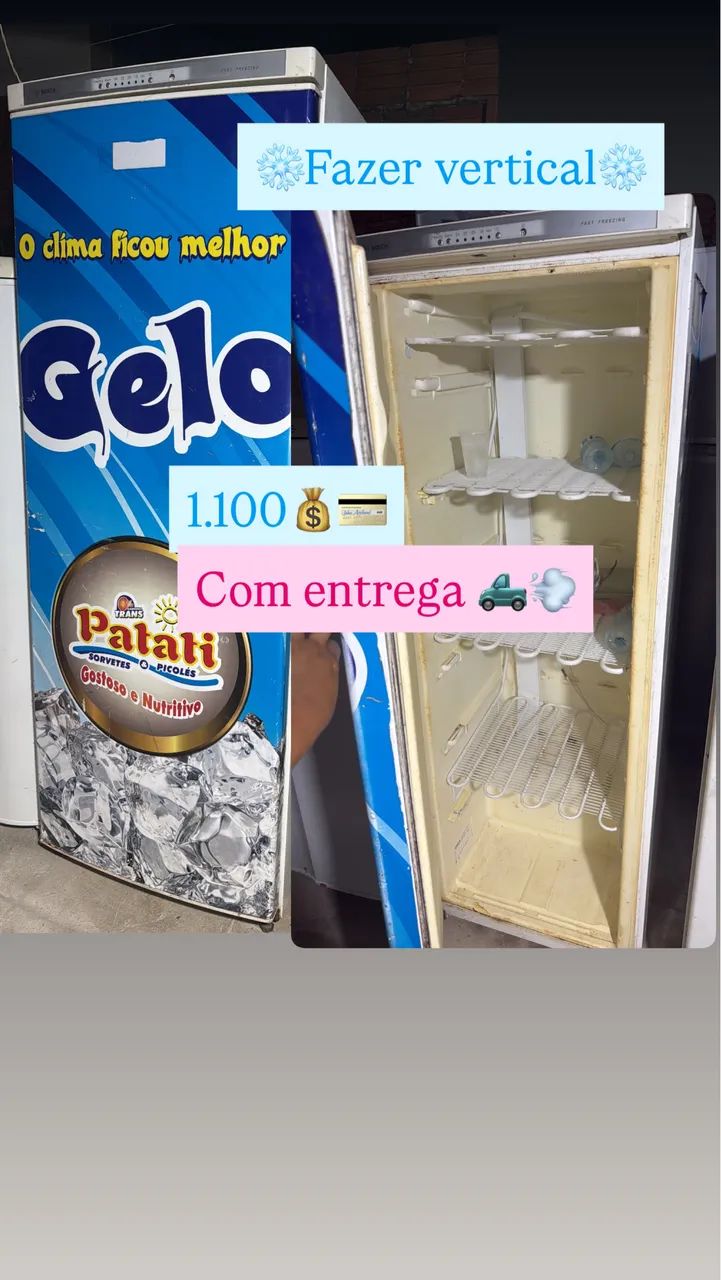 Freezer vertical 