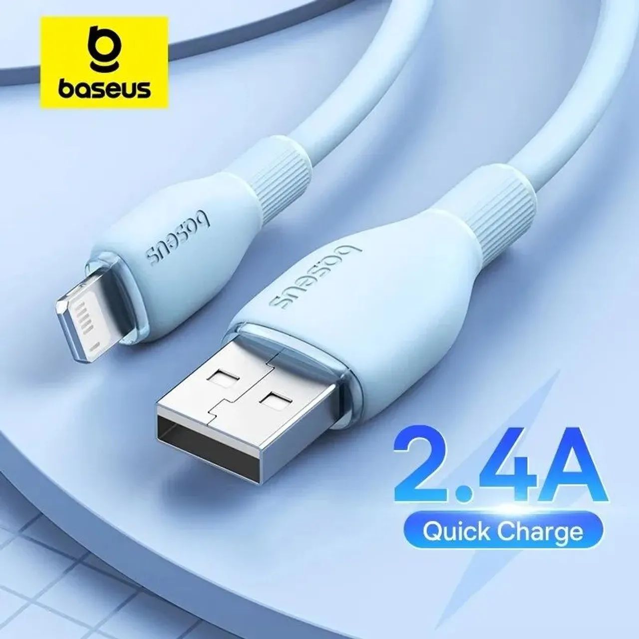 Cabo USB-A para iPhone Baseus - Carga rápida e segura