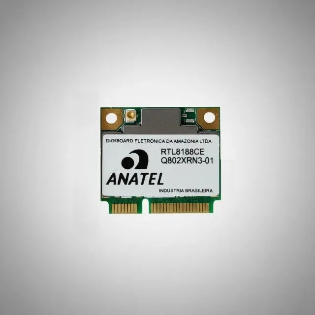 Módulo Placa de rede Wi-Fi Original Realtek RTL8188CE Wireless Q802XRN3-01 Certificada - Foto 2