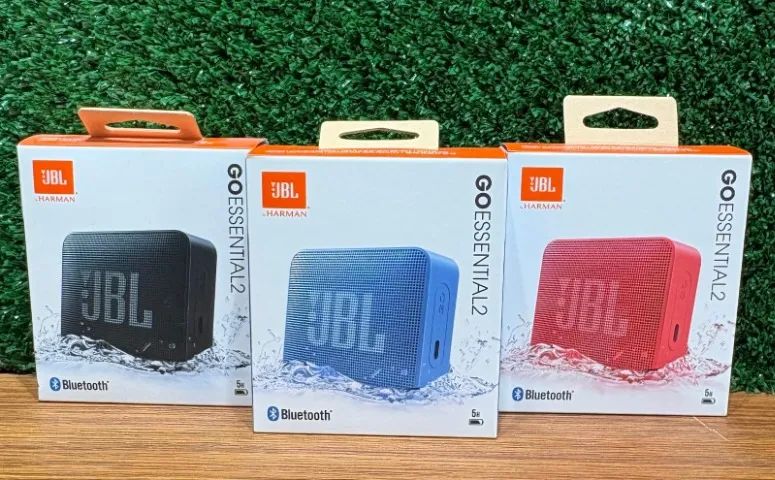 Caixa JBL GO Essential - Som Potente, Bluetooth e Resistente à Água, Entrega Grátis!!