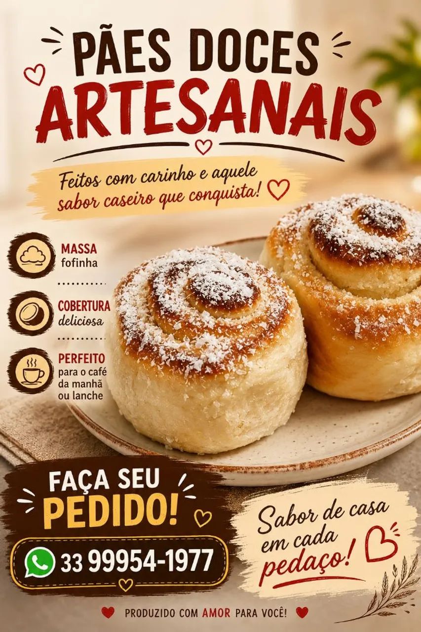 Pudim Caseiro Irresistível + Rosquinhas Artesanais - Foto 3