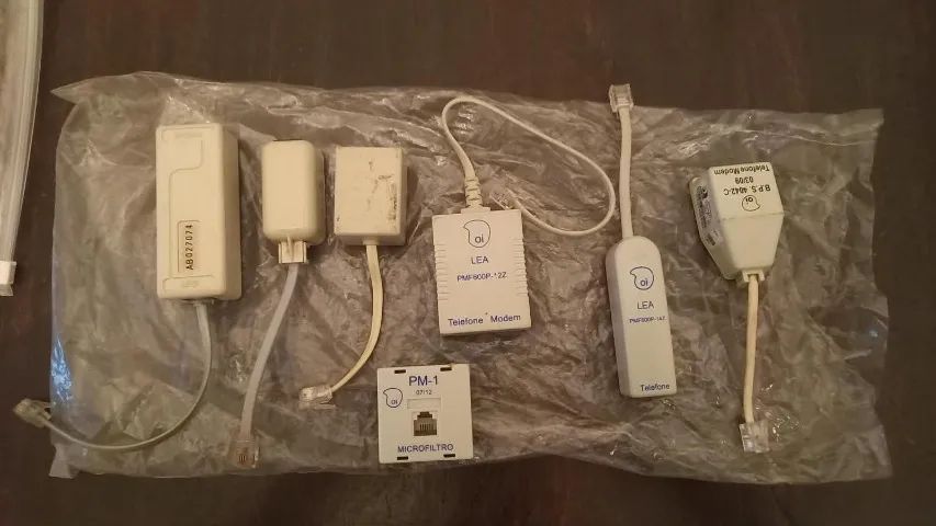 Adaptador modem+telefone