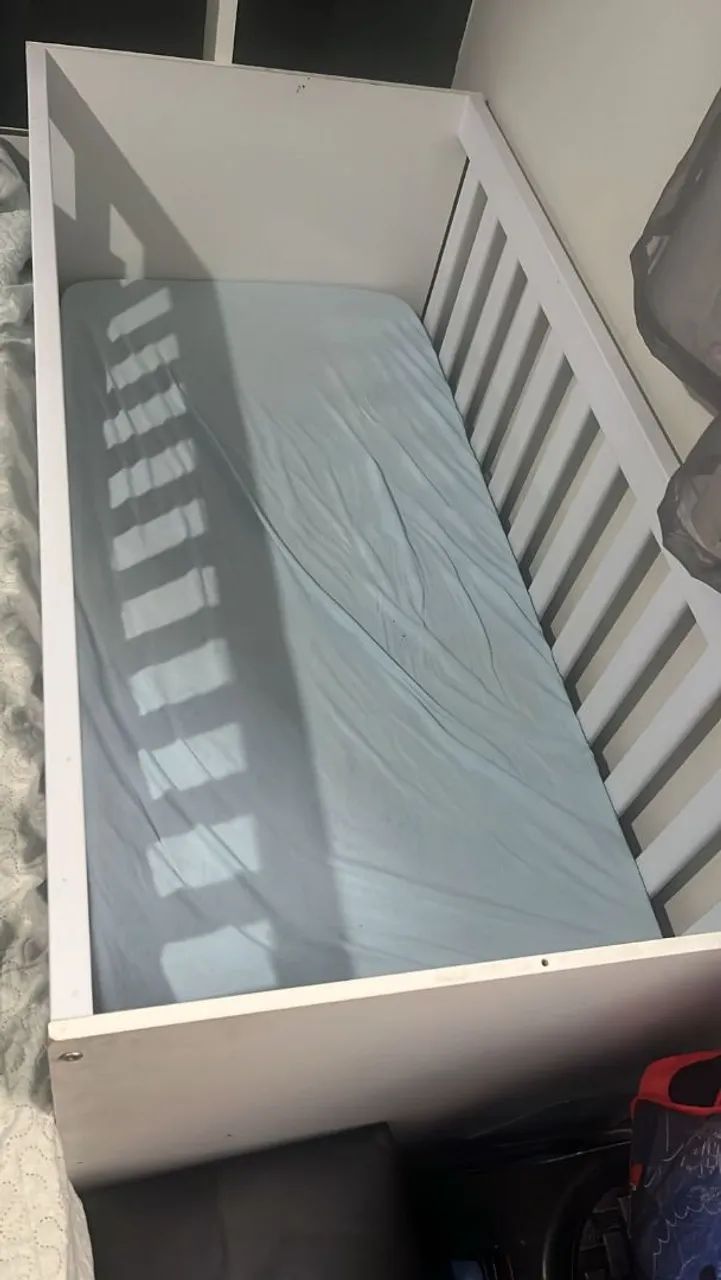 Berço com colchão para bebê, pouco uso. - Foto 5