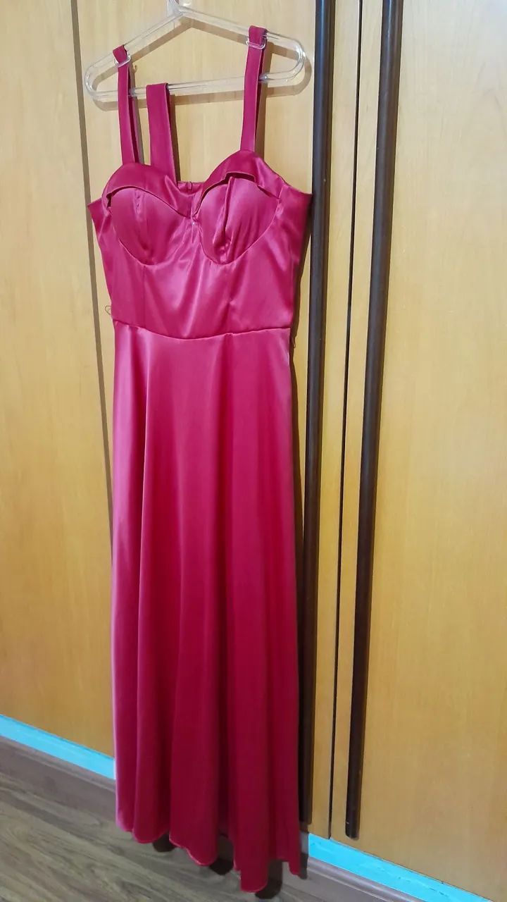 Vestido Luxo Festa Vermelho  - Foto 2
