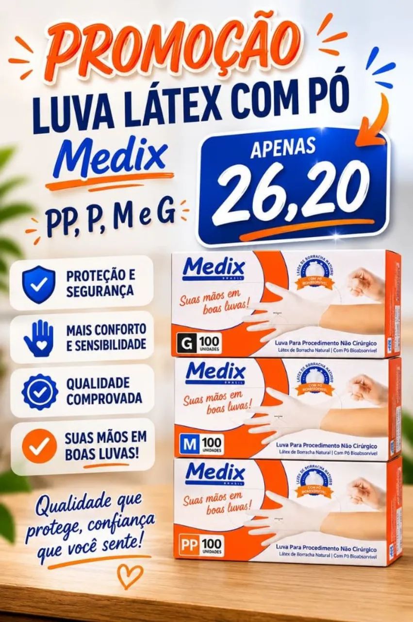 Luvas látex 
