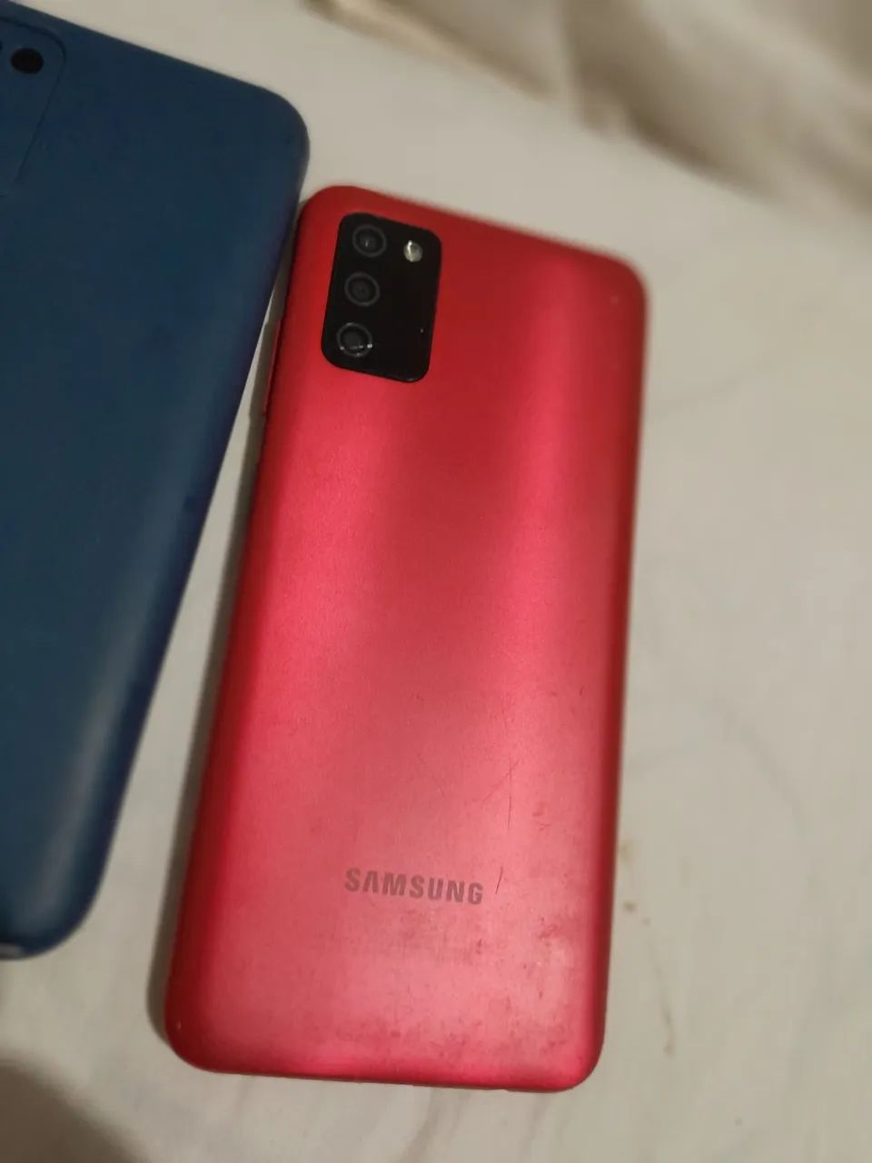 Vendo celular samsung A03, usado rosa com capa e sem carregador - Foto 5