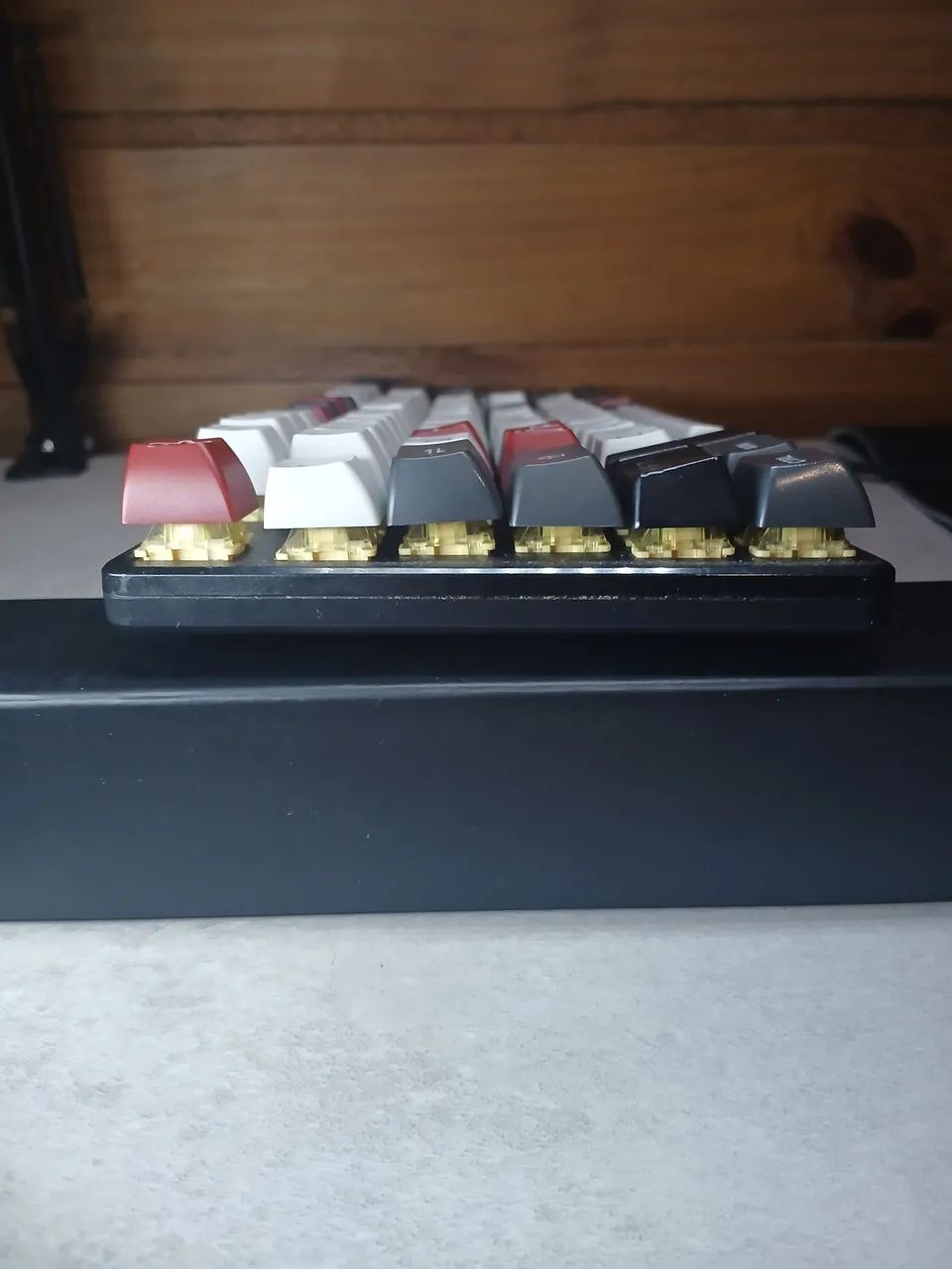 Teclado mecânico switch Cream Yellow V3 Pro - Foto 4