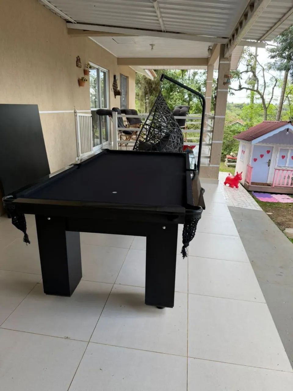 mesa de bilhar 1,90 x 1,15 Campo de Jogo em MDF 18 mm - Foto 3