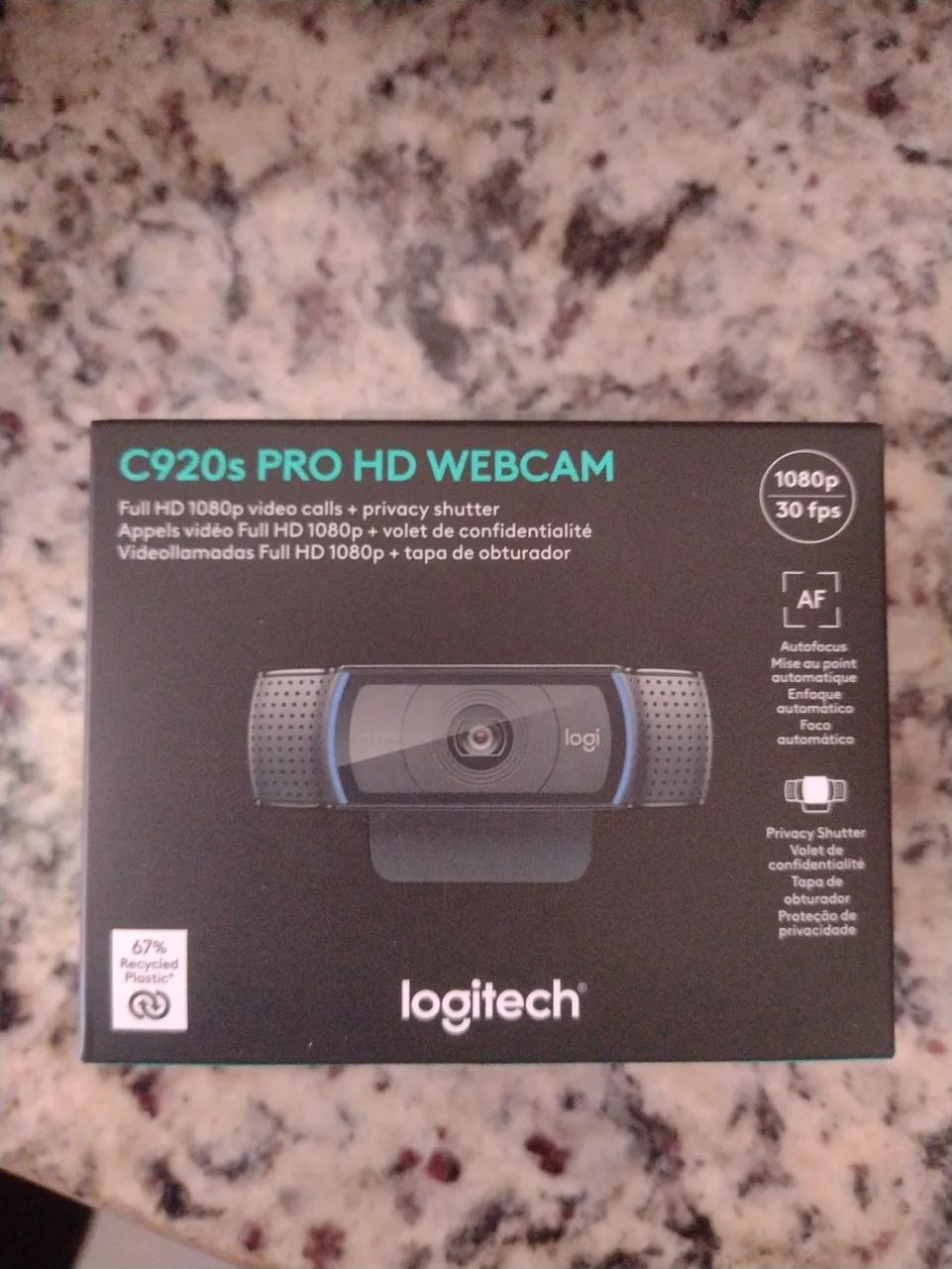 Câmera C920s PRO HD WEBCAM