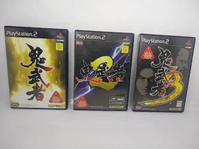 Kit 3 Jogos: Onimusha - Ps2 Original Japones