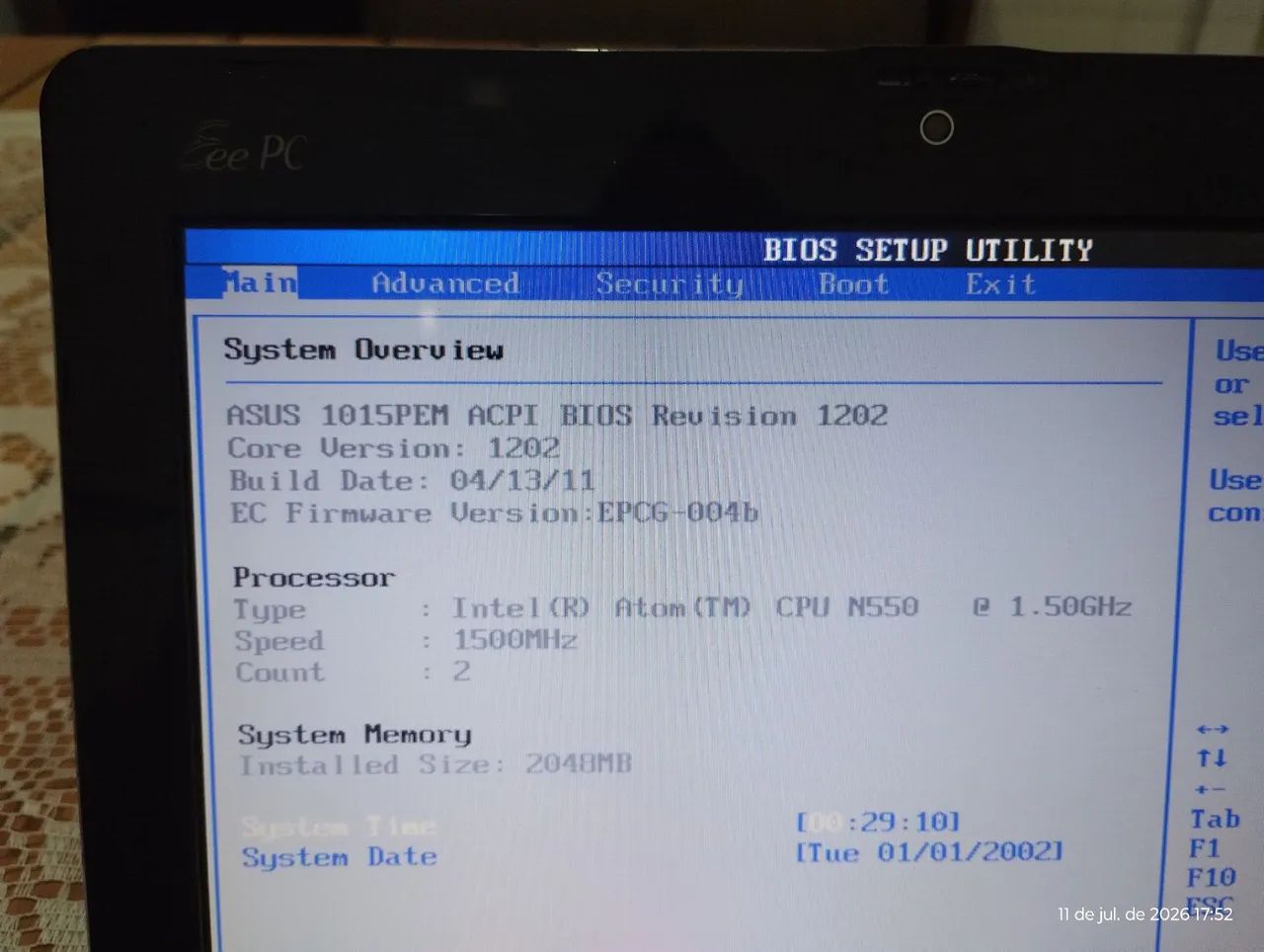 Netbook asus