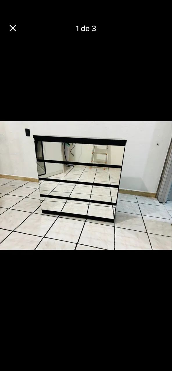 Cômoda espelhada Tok stok 400