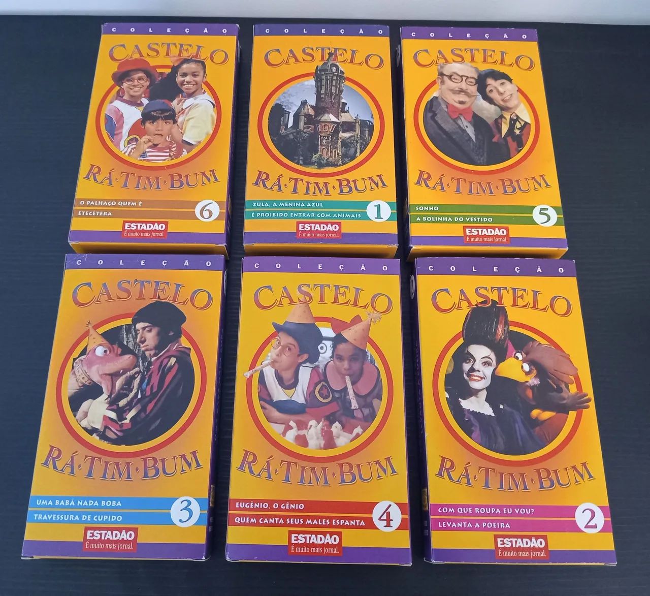 Coleção VHS Estadão Castelo Rá-Tim-Bum 6 Volumes - Foto 2
