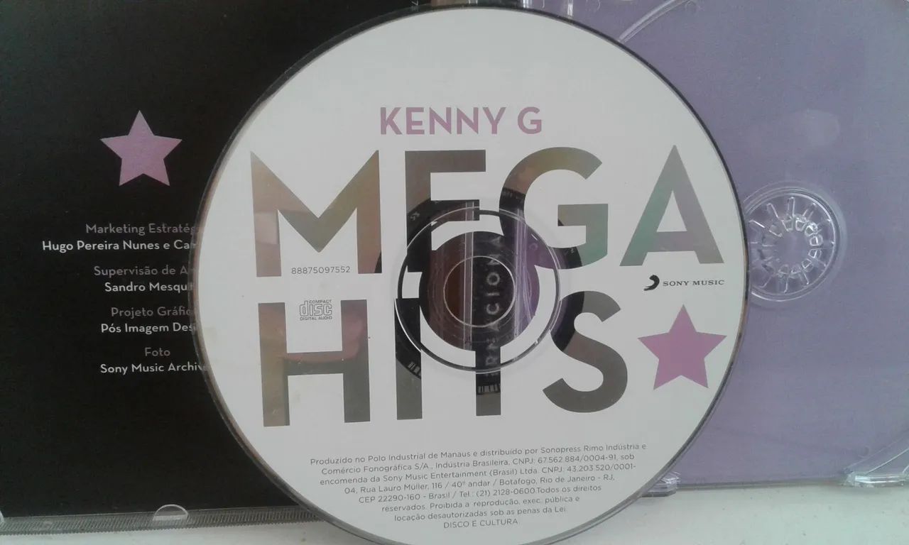 Cd Kenny G Mega Hits  - Foto 2