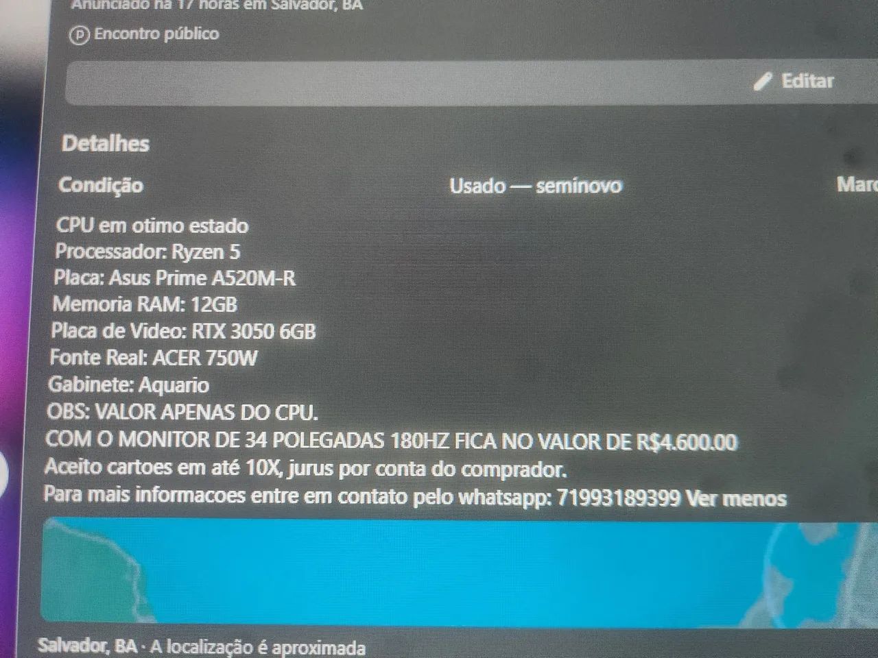 CPU Gamer  - Foto 2