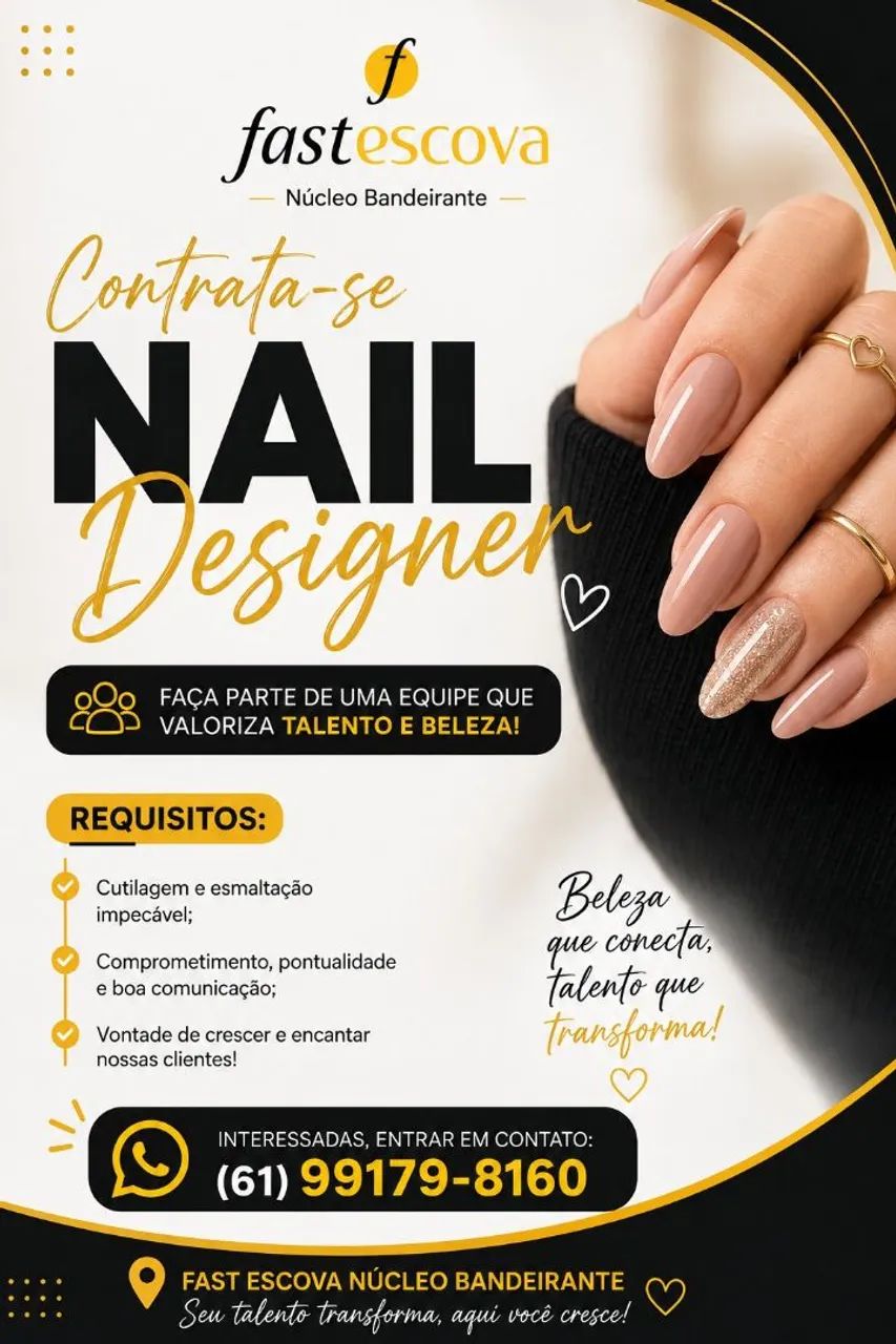 Contrata-se nail design