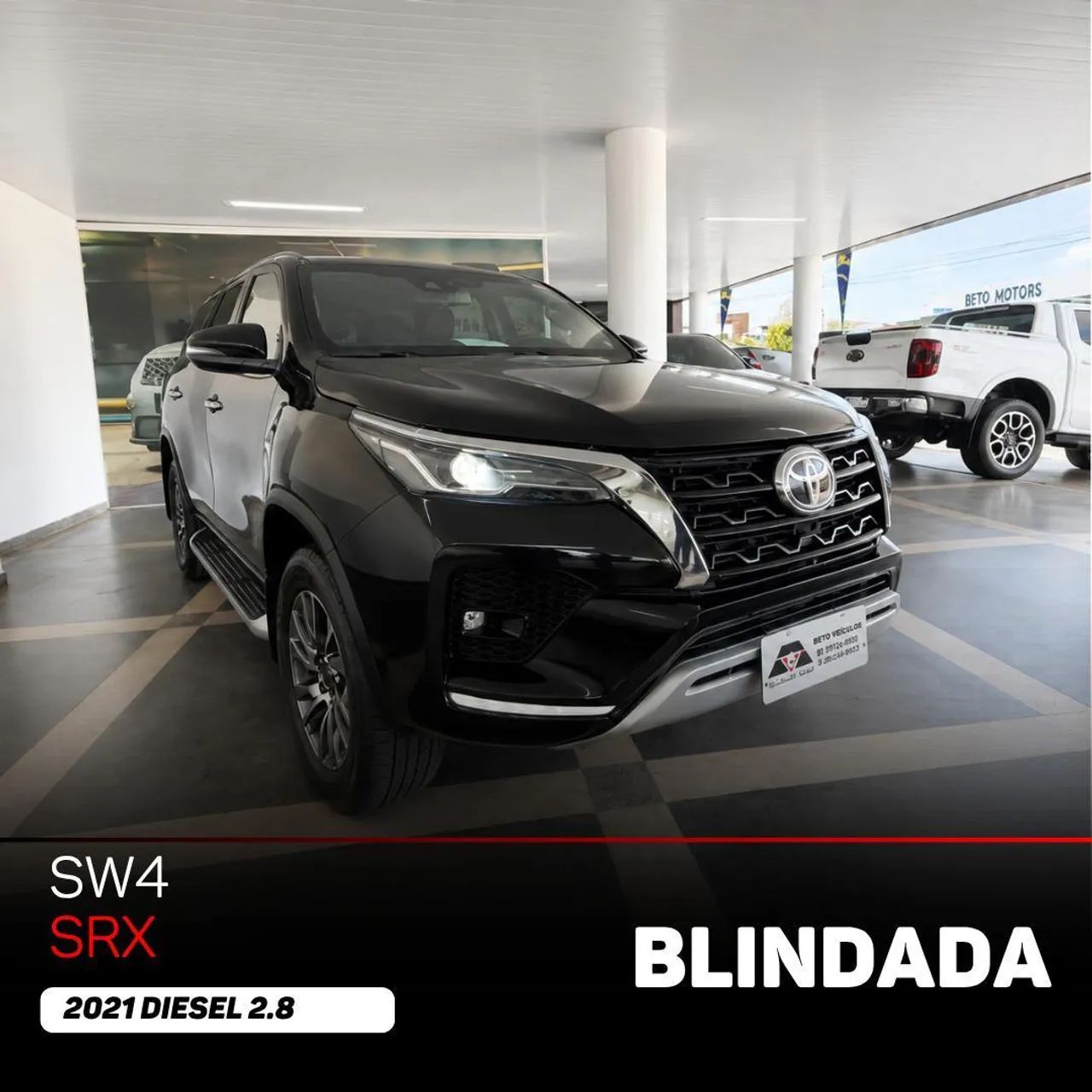 Toyota Hilux SW4 SRX 4X4 2.8 TDI 16V Dies. Aut. 2021