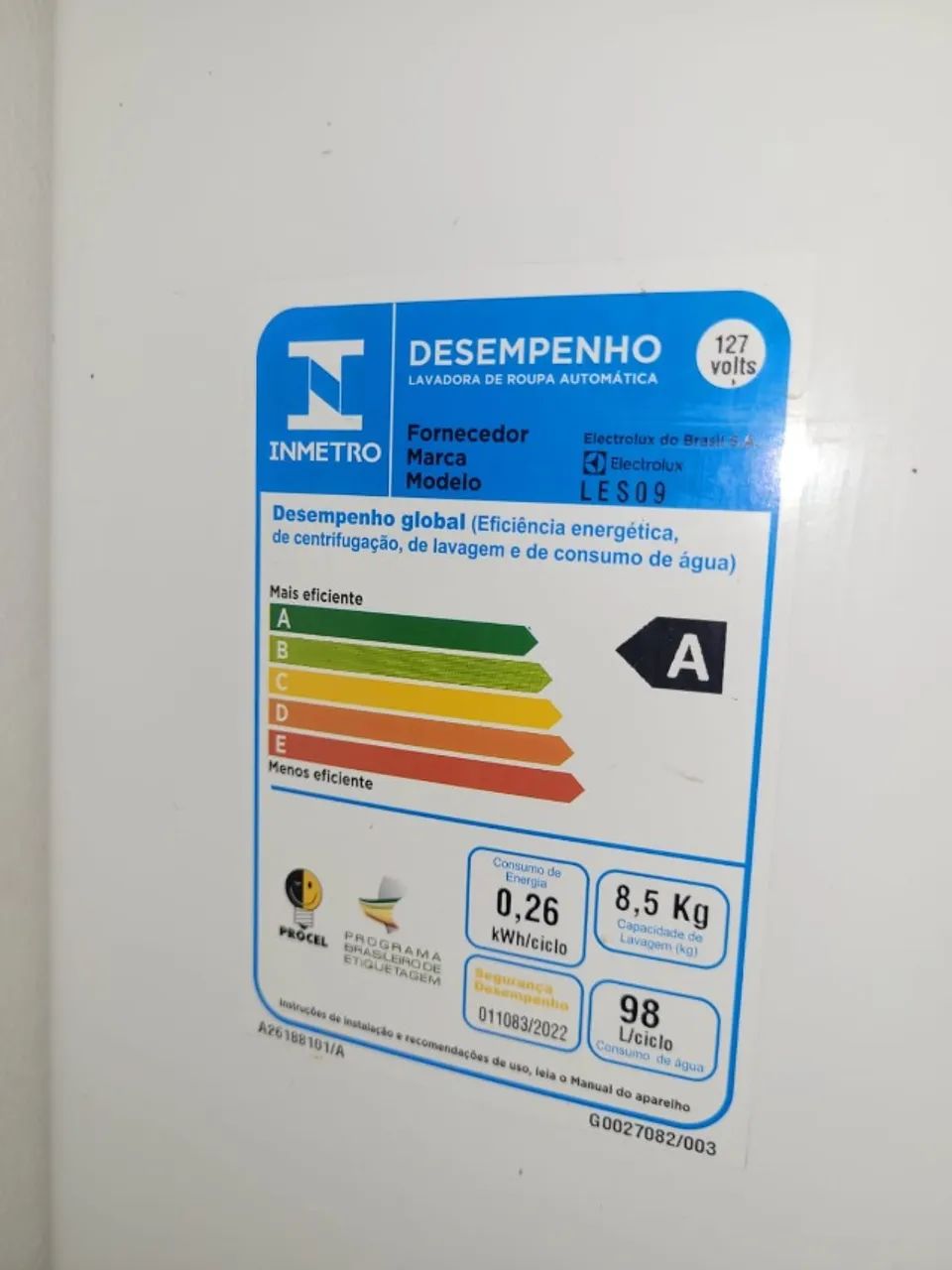 Vendo Máquina de Lavar ElectroLux 8,5 KG - Foto 3