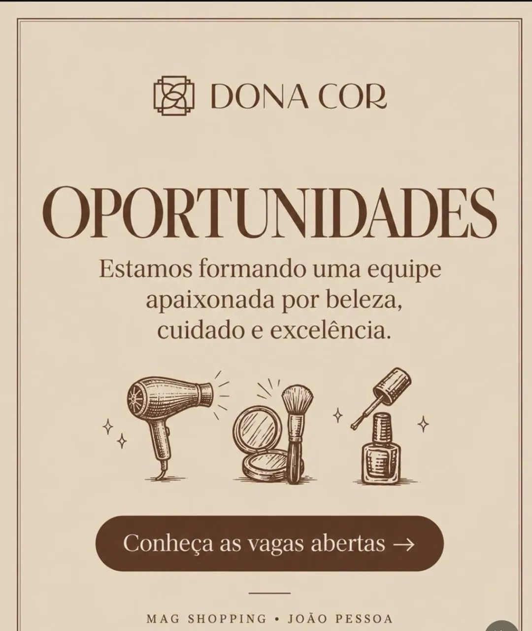 Dona Cor está contratando 