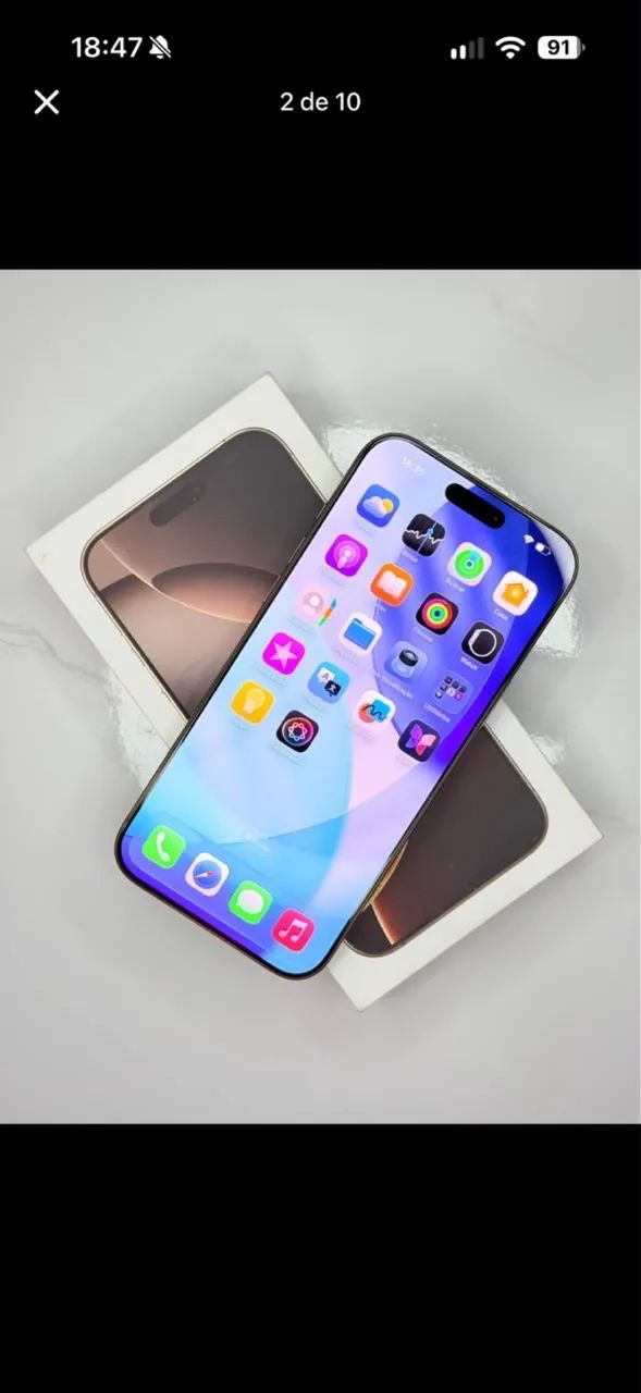 ? iPhone 16 Pro Max Dourado - 256GB 