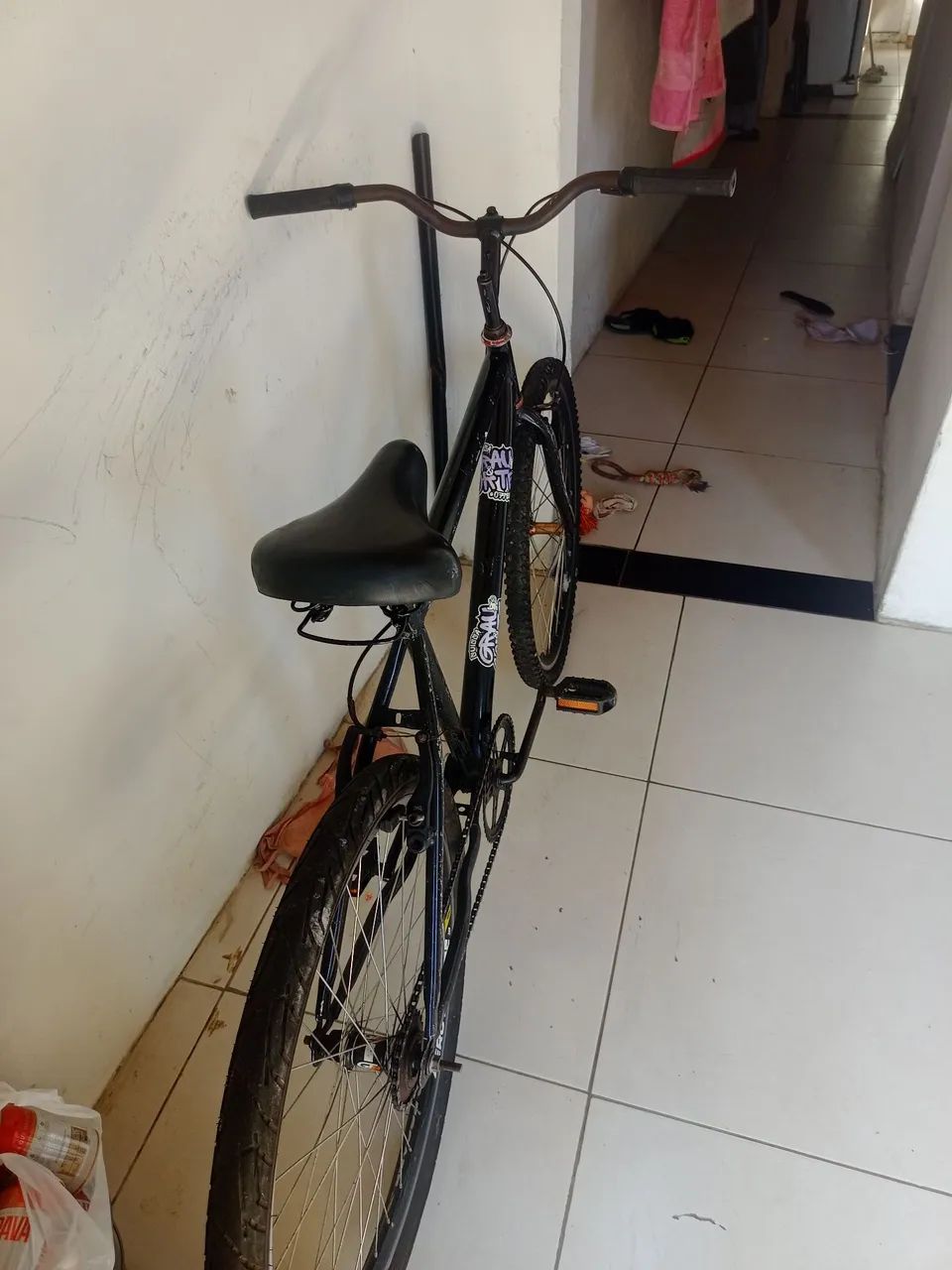 Bicicleta preta pra hoje 
