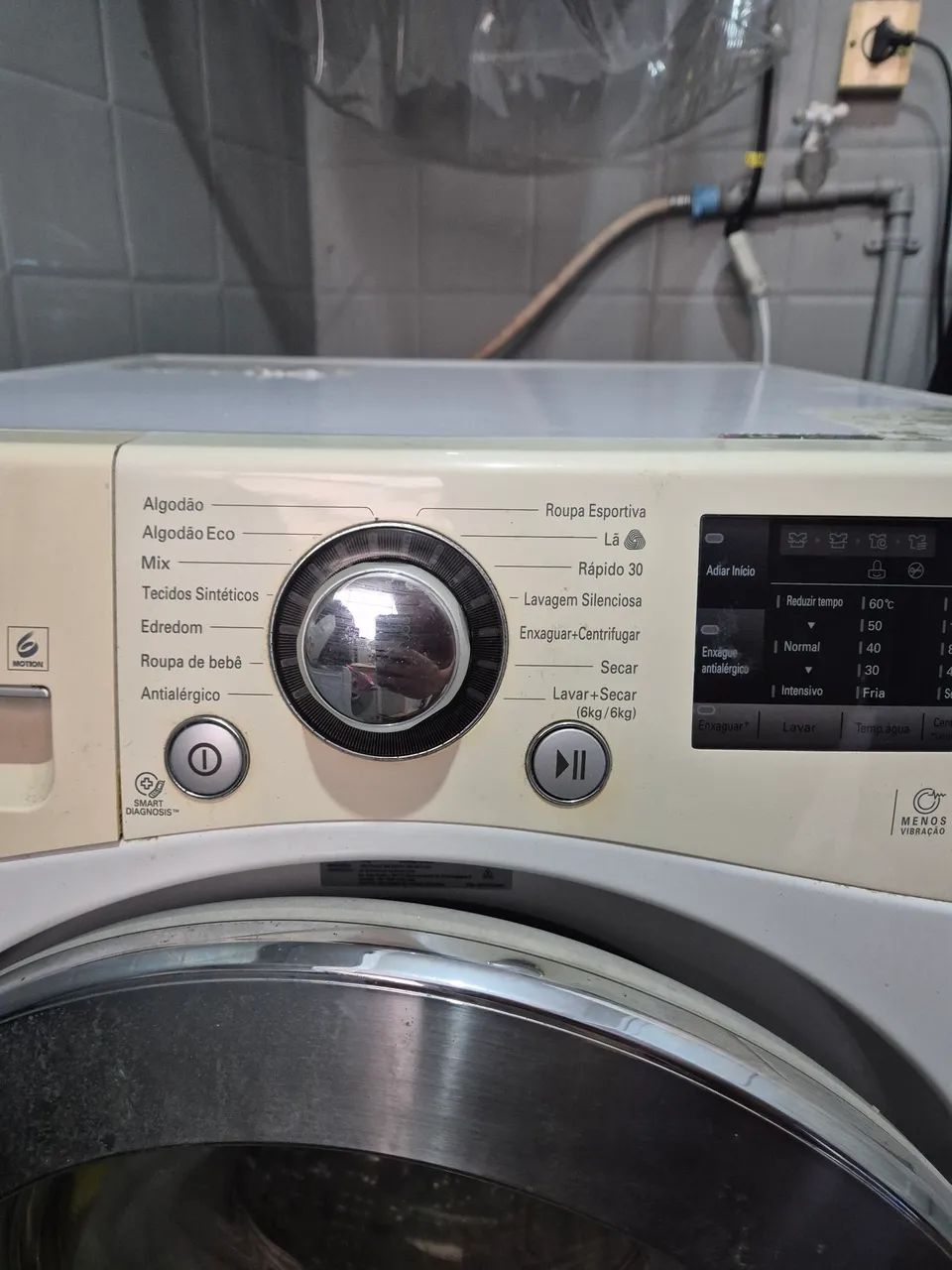 Lava e seca LG, garantia de três meses nas peças, mas não pôr mal uso  - Foto 2