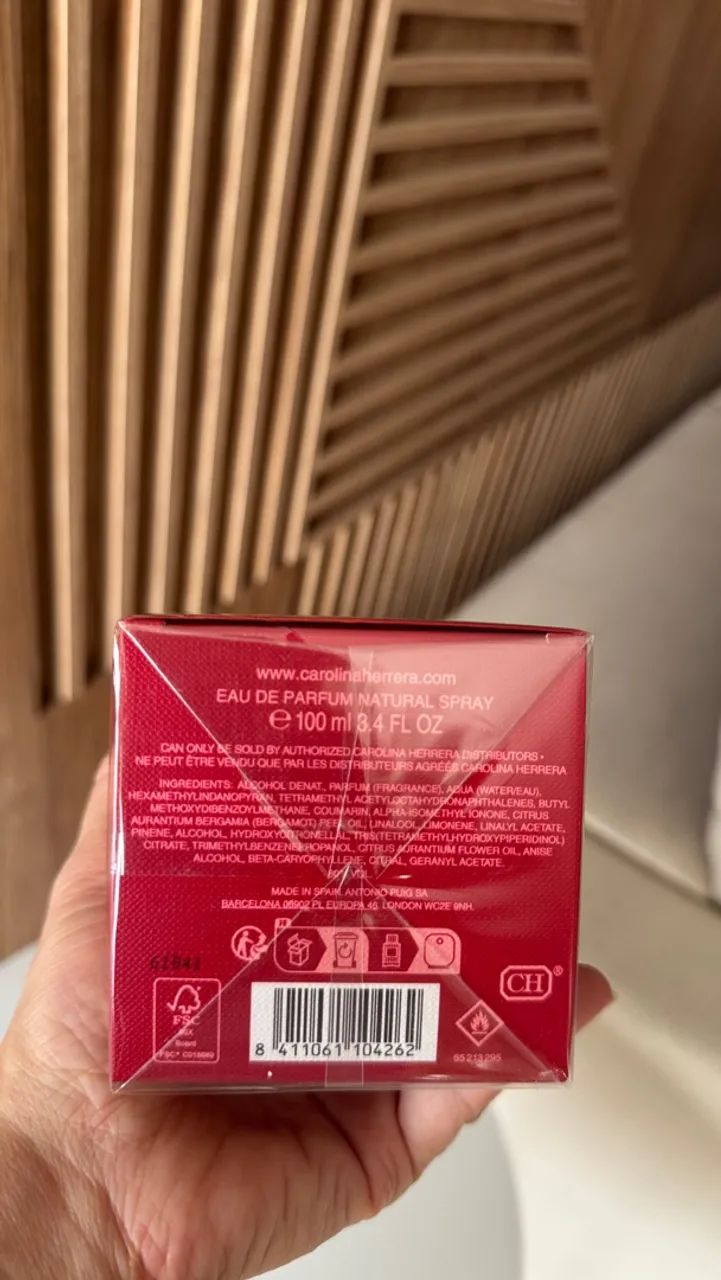 PERFUME CEDAR CHIC CAROLINA HERRERA 100 ML - Foto 2