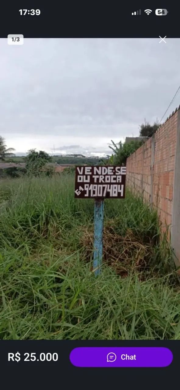 Lote no novo gama aceito troca