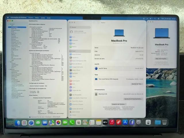 Macbook Pro 16', M4 Pro, 24gb Ram, 512gb Ssd, Preto Espacial - Foto 2